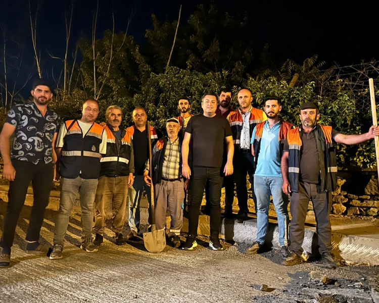 İBB Beykoz'da asfalt çalışması başlattı... Burak Korkmaz duyurdu