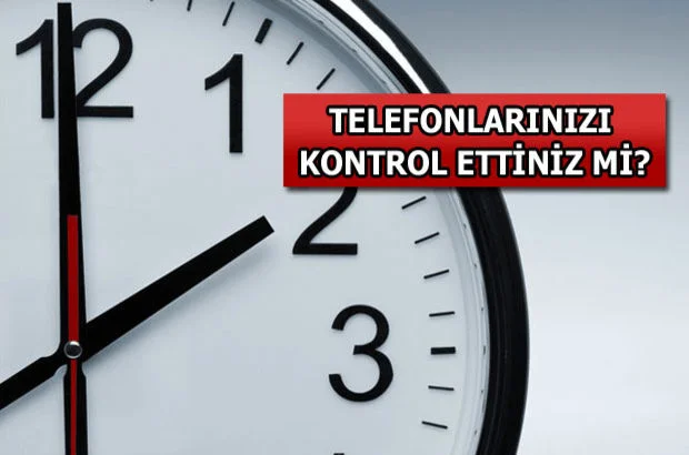 Akıllı telefonlar ve bilgisayarlar saatleri 1 saat geri aldığından, Beykozlular
