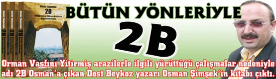 Belediye Başkanlığı yapmış olduğu yıllarda orman vasfını yitirmiş arazilerle ilgili