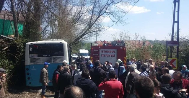 Beykoz'da Kavacık-Alibahadır arasında çalışan 136 numaralı Özel Halk Otobüsü'nün yaşattığı