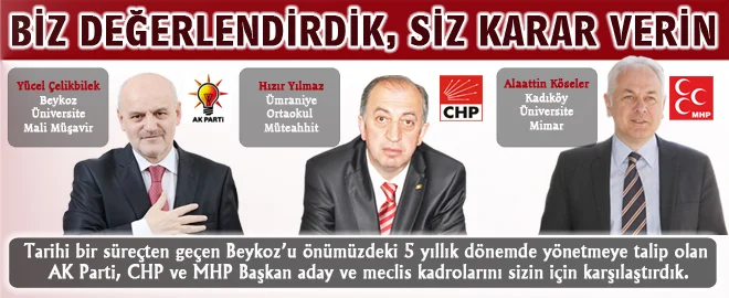 Tarihi bir süreçten geçen Beykoz’u önümüzdeki 5 yıllık dönemde yönetmeye