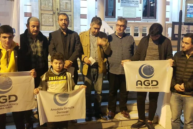 Beykoz Anadolu Gençlik Derneği, Filistin topraklarında süregelen İsrail zulmünü basın