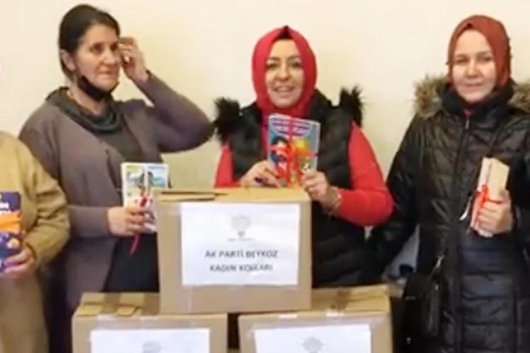 AK Parti Beykoz Kadın Kolları Teşkilatı başlattığı kitap kampanyasını tamamladı.