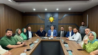 AK Parti Beykoz İlçe Başkanlığı'nda geleneksel olarak gerçekleştirilen bayramlaşma programı