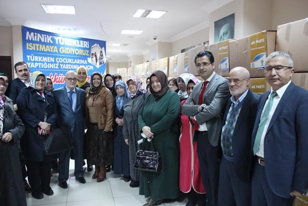 AK Parti Beykoz İlçe Başkanlığı, Türkmen Dağı'na olan yardımlarına devam