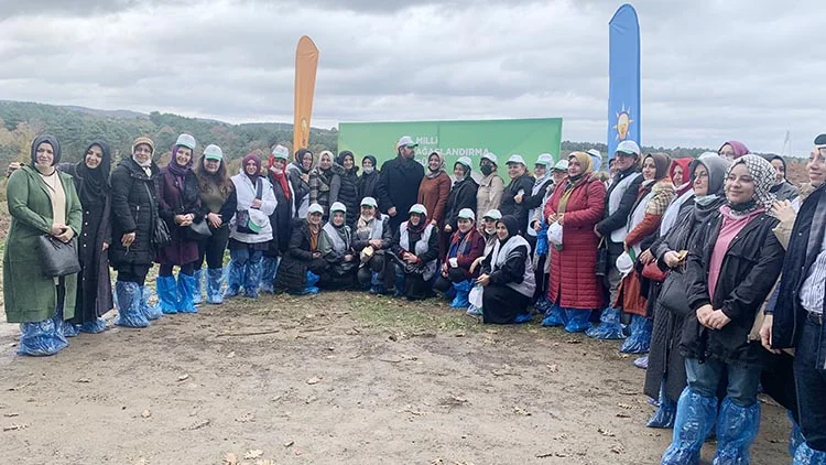 İktidarın Beykoz İlçe Teşkilatı, Milli Ağaçlandırma Gününü boş geçirmedi. Daha