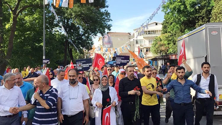 AK Parti İlçe Beykoz İlçe Başkanlığı seçim çalışmaları kapsamında bir
