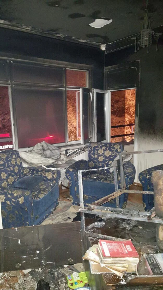 Akbaba Köyü'nde ikamet eden Cevat Yavuz ve eşi, ölümden döndü