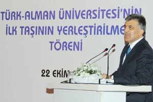 Her iki ülkenin de büyük önem verdiği Türk Alman Üniversitesi,