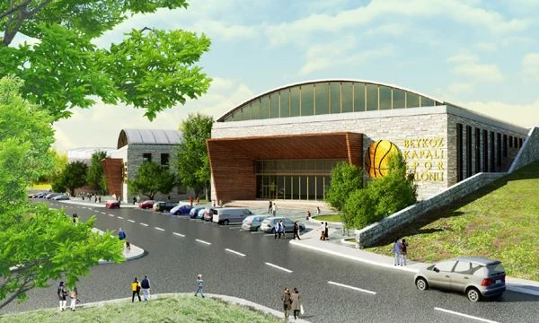 Beykoz, içerisinde 10 bin kişilik stad, 2500 kişilik kapalı spor