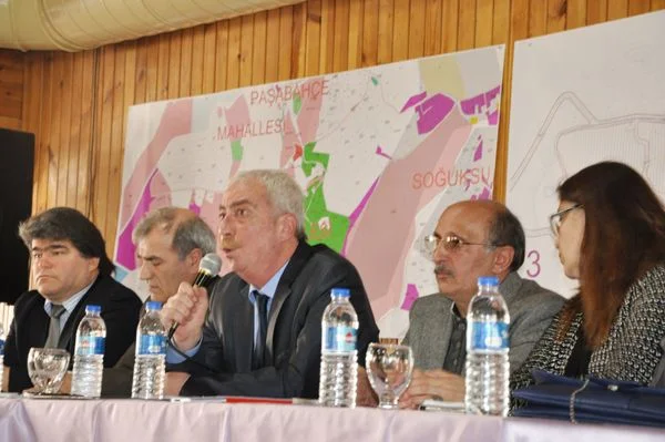 CHP'li Aydın Düzgün, 2B yasası ile ilgili Çiğdem Mahallesi'nde yaklaşık