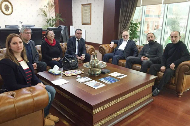 CHP Beykoz İlçe Başkanı Mahir Taştan, beraberindeki heyetle Başkan Çelikbilek'i