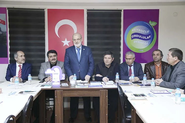 Beykoz Belediye Başkanı Yücel Çelikbilek Beykozlu Ordulular Derneği ve Beykoz