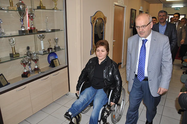 Recep Şahin Köktürk Spor Salonu'nda düzenlenen 'Engelsiz bir Beykoz için