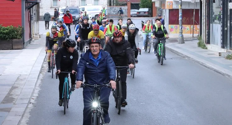 Beykoz’da bir dönem sık sık gerçekleştirilen asgari kalabalık bisiklet turu