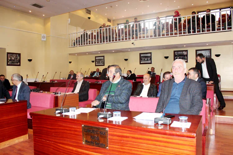 Beykoz Belediye Meclisi'nin Aralık ayı ikinci oturumunda AK Partili Salim