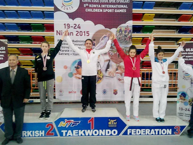 5. Konya Rumi Çocuk Oyunları Spor Müsabakaları'nda Tekvando dalında Türkiye