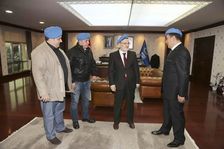 Kayseri 1. Komando Tugayı’na moral ziyaretinde bulunan eski  