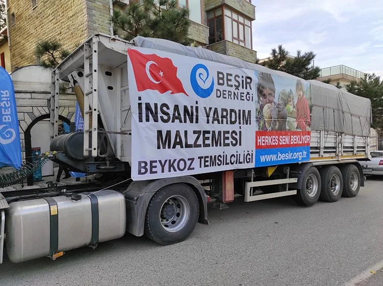Beşir Derneği Beykoz’dan İdlib’e bir tır insanlık gönderdi 2 besir beyk eEAwphGevN