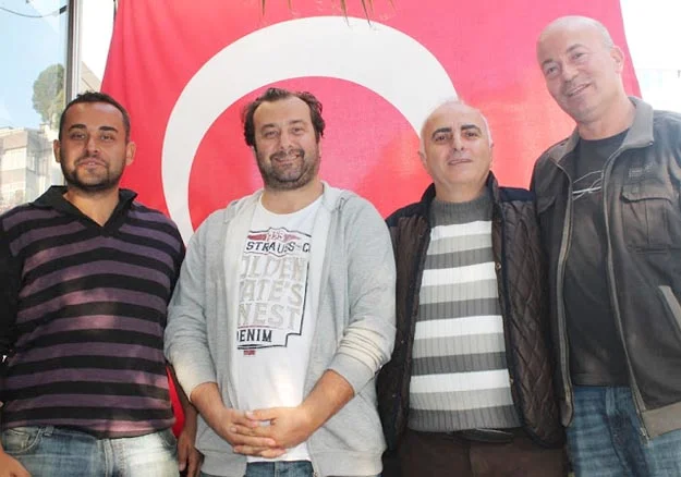 Beykozspor Kulübü Başkanı Zeki Aksu ve antrenör Fikret Cansever yeni