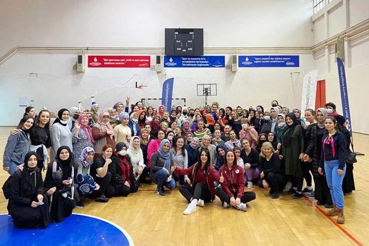 Beykozlu kadınlar “8 Mart Dünya Kadınlar Günü”ne özel düzenlenen spor