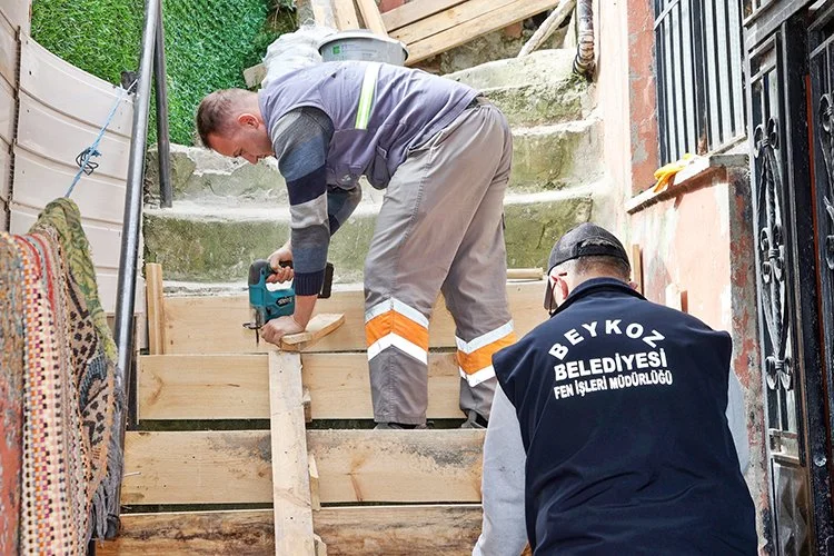 Beykoz Belediyesi, ilçe genelinde altyapı, yol, kaldırım ve çevre düzenlemelerine