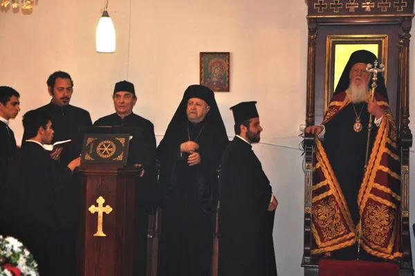 Fener Rum Patriği Bartholomeos Beykoz'a geldi ve Göksu Ayazması'nda (Kilise)
