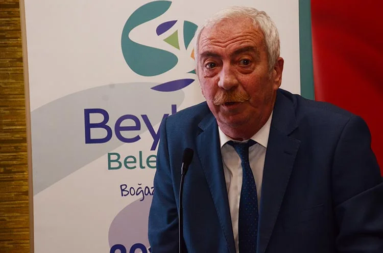 CHP İlçe Başkanı Mahir Taştan ve meclis üyesi Aydın Düzgün,