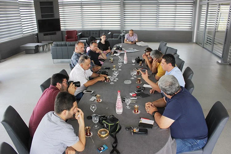 Yerel basın temsilcileriyle biraraya gelen Beykoz İlçe Emniyet Müdürü Mehmet