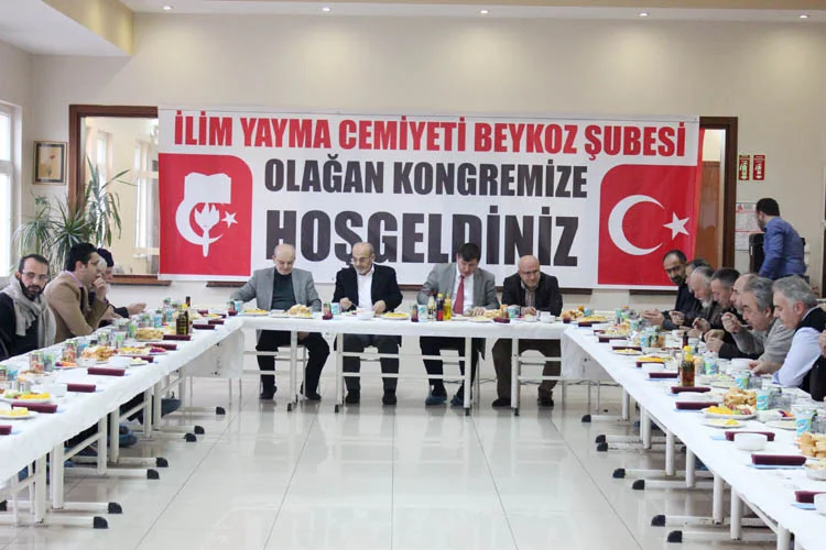 İlim Yayma Cemiyeti Beykoz Şube Başkanlığı, olağan kongresini üyelerinin de