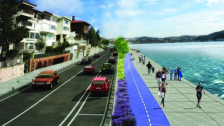 İstanbul Büyükşehir Belediyesi, Beykoz'da sahil şeridinde genişletme ve düzenleme çalışmalarını