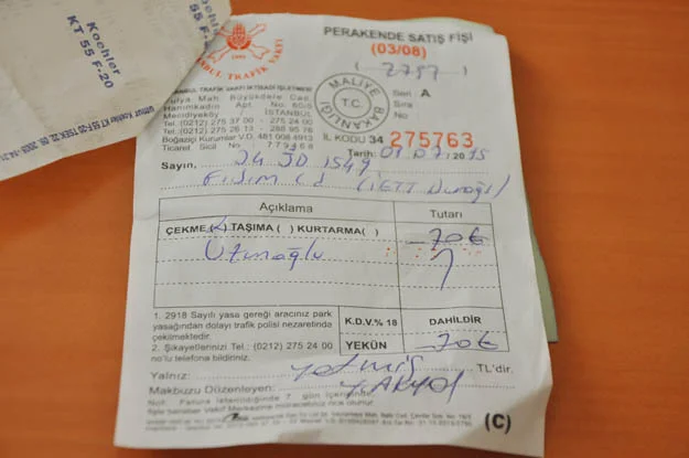 Selamiçeşme Denetleme Ekipler Amirliği'ne bağlı çekiciler, Ramazan günü Beykozluyu canından