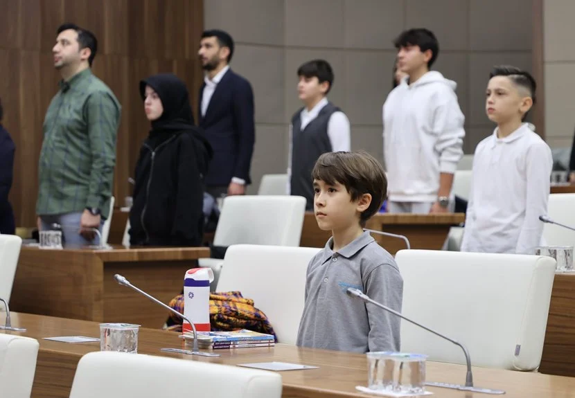 Beykoz Belediyesi'nde çocuk meclisi kuruldu. İlk oturum Başkan Alaattin Köseler