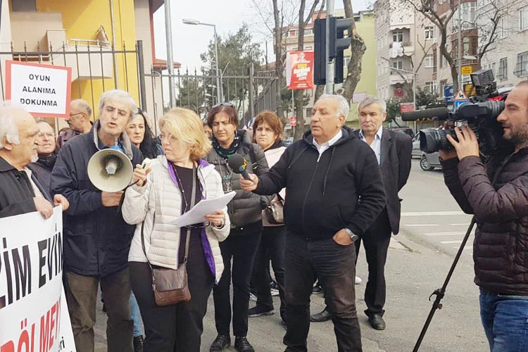 Kavacık Borsa İlkokulu ve Ortaokulu velileri okul alanı içerisinde yapılması