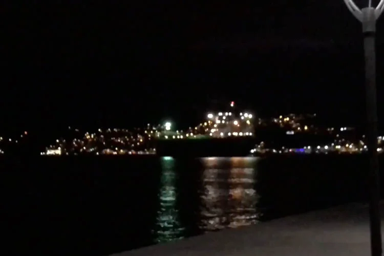Gece 03.00 sularında İstanbul Beykoz açıklarında TYCOON isimli geminin dümeni