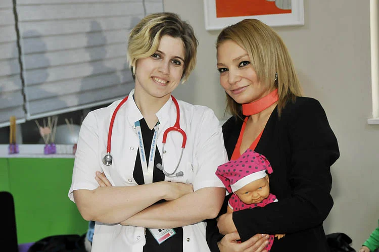 Beykoz Devlet Hastanesi'nde kurulan 'Gebe Okulu' annelere doğum öncesi ve