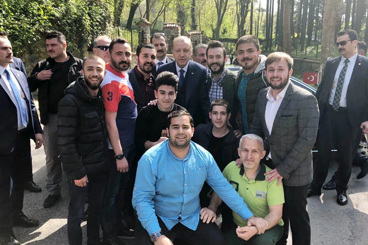 Özel bir görüşme yapmak üzere Beykoz'a gelen Cumhurbaşkanı Erdoğan'ın yolu