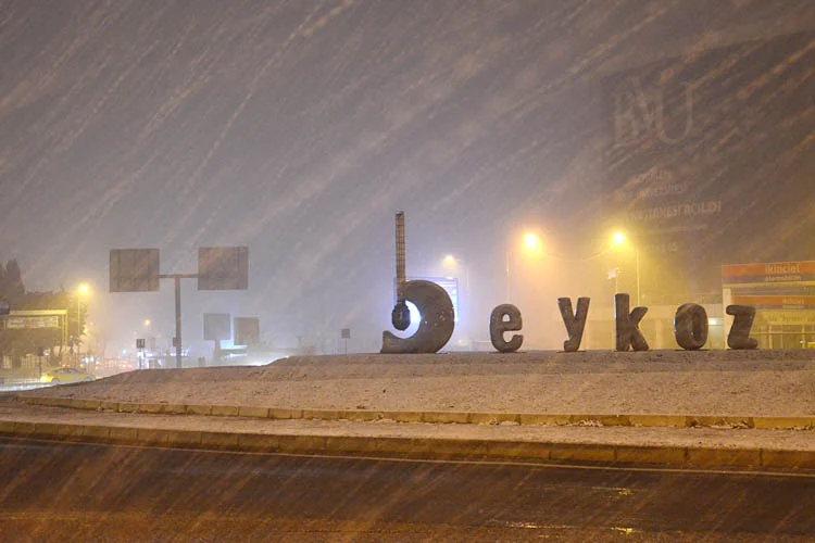 Beykoz ve İstanbul'da sabah saatlerinden itibaren etkisini gösteren kar yağışı