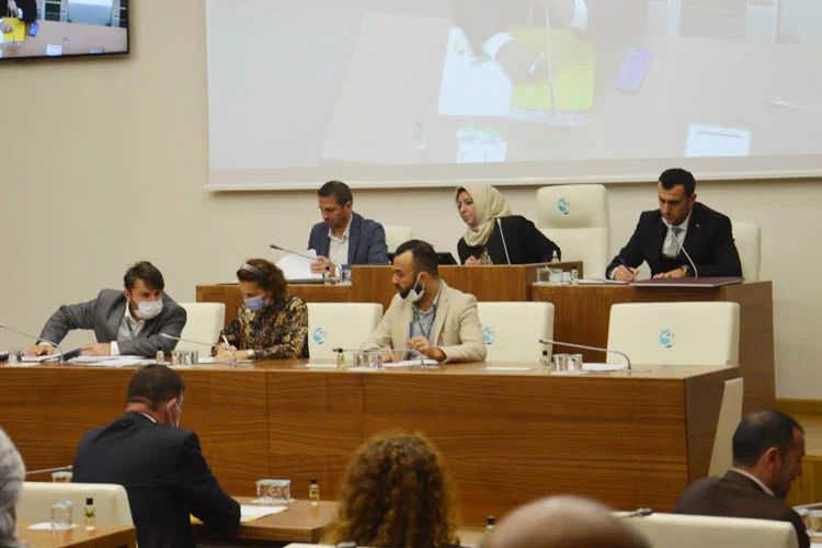 Beykoz Belediye Meclisi Kasım ayı 2. birleşimi Meclis Başkanvekili Gaye