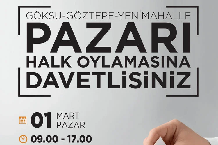 Beykoz'un Göksu Mahallesi'nde kurulan pazar yerinin değiştirilmesi üzerine 1 Mart