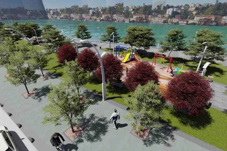 Belediye Başkanı Murat Aydın, Beykoz Sahilinde yapılacak çevre düzenlemesini sosyal