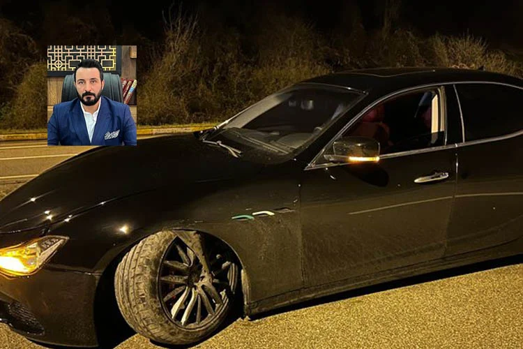 Celali aşiretinin varisi Onur Sar, Beykoz'ta kendi kullandığı otomobiliyle kaza