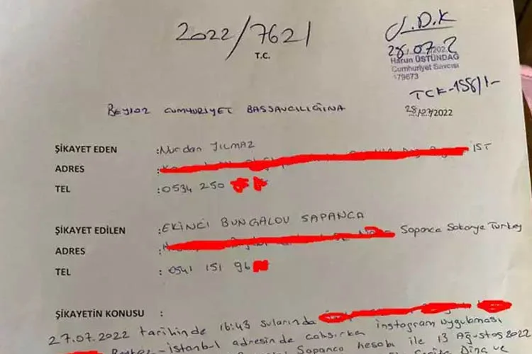 Bungalov kiralamak isteyen 4 arkadaş dolandırıldıkları iddiasıyla Beykoz Cumhuriyet Başsavcılığına