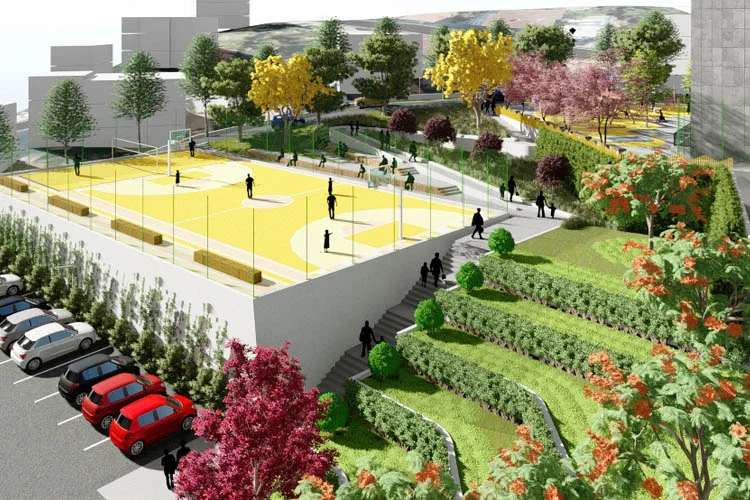 Beykoz Belediyesi, üst yapı yatırımları kapsamında “Soğuksu Meydan Düzenleme Projesi”ni