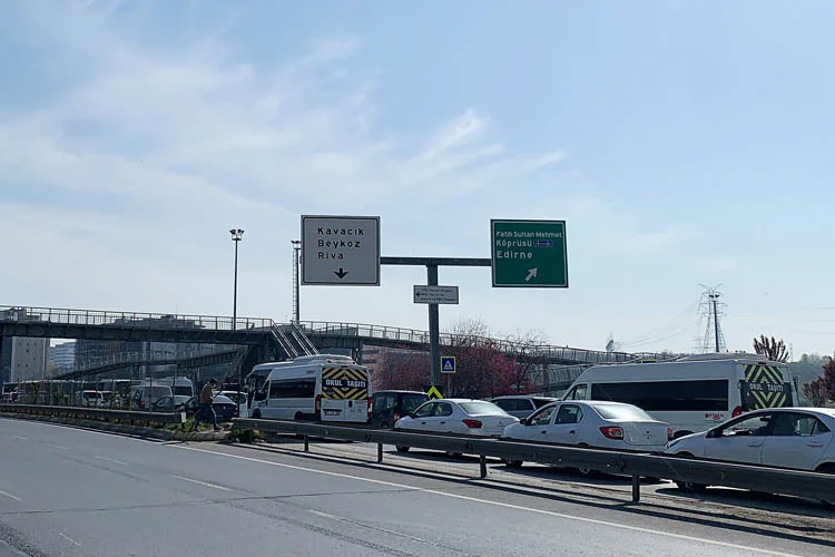 Tam kapanmanın başlamasıyla birlikte Beykoz’da sokaklar sessizliğe büründü, kontrol noktaları