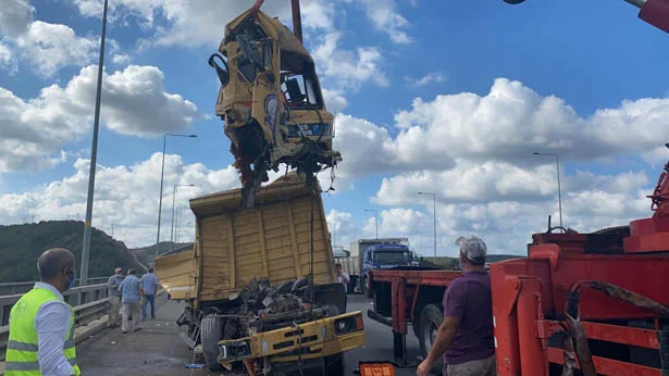 Yavuz Sultan Selim Köprüsü Beykoz Riva Kavşağında meydana gelen trafik