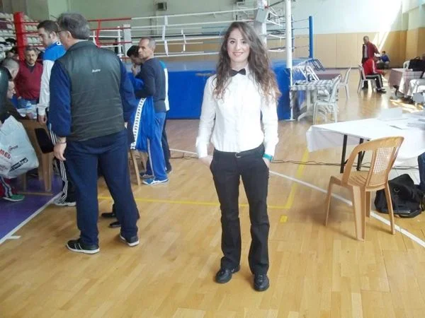 İstanbul Minikler Boks Şampiyonası'nda Cumhuriyet Köyü Spor Kulübü'nden Çağlar Aras