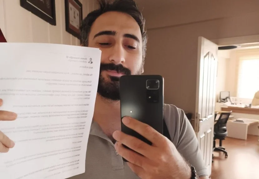 CHP Beykoz eski Gençlik Kolları Başkanı Av. Burak Saldıroğlu, Cumhurbaşkanına