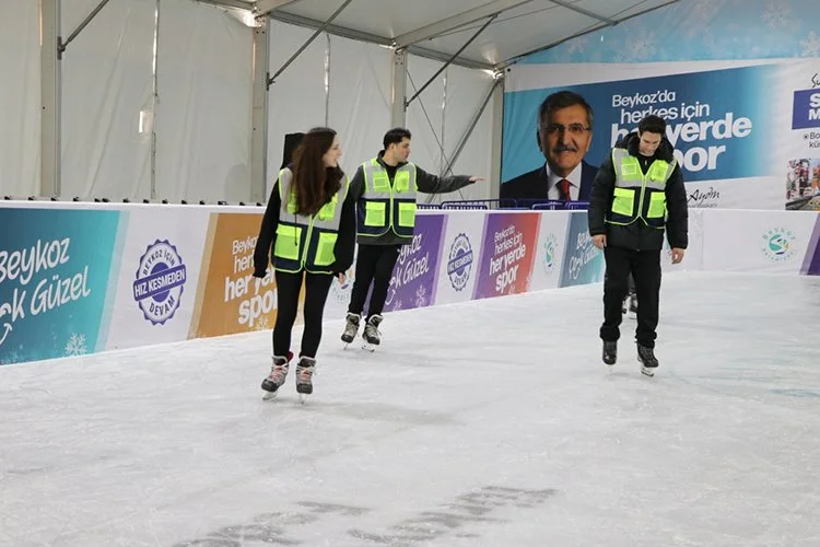 Beykoz’da eğlence ve spor dolu bir kış için kurulan “Beykoz
