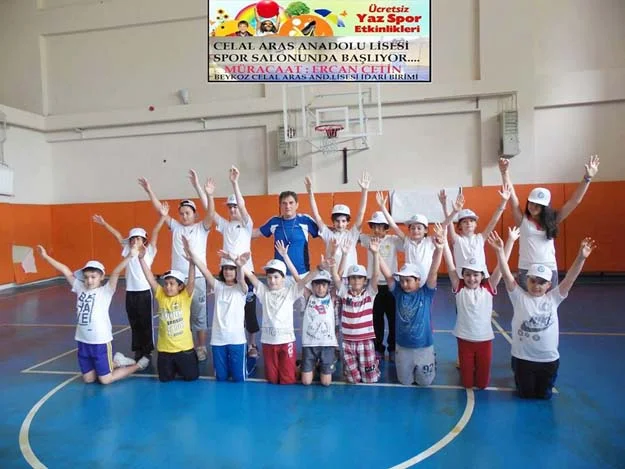 Celal Aras Anadolu Lisesi'nin ücretsiz yaz spor etkinlikleri başlıyor...
